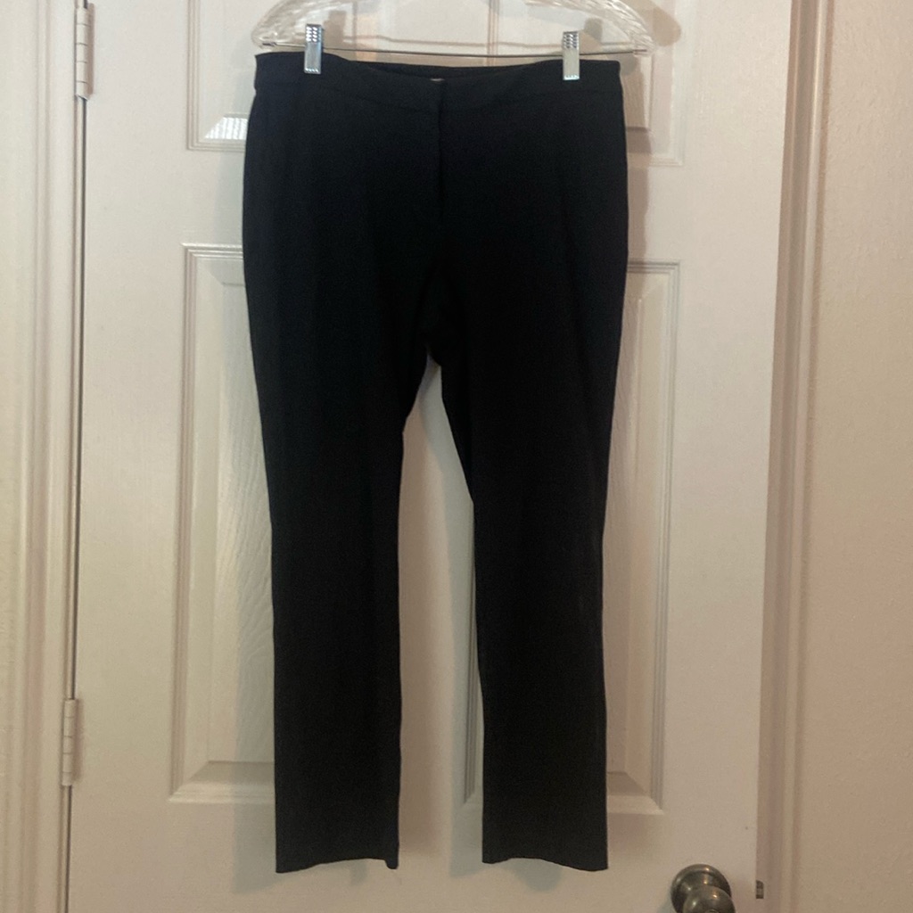 Black Ankle Crop Pants